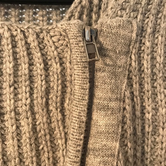 Forever 21 Grey Moto Sweater - Picture 3 of 7